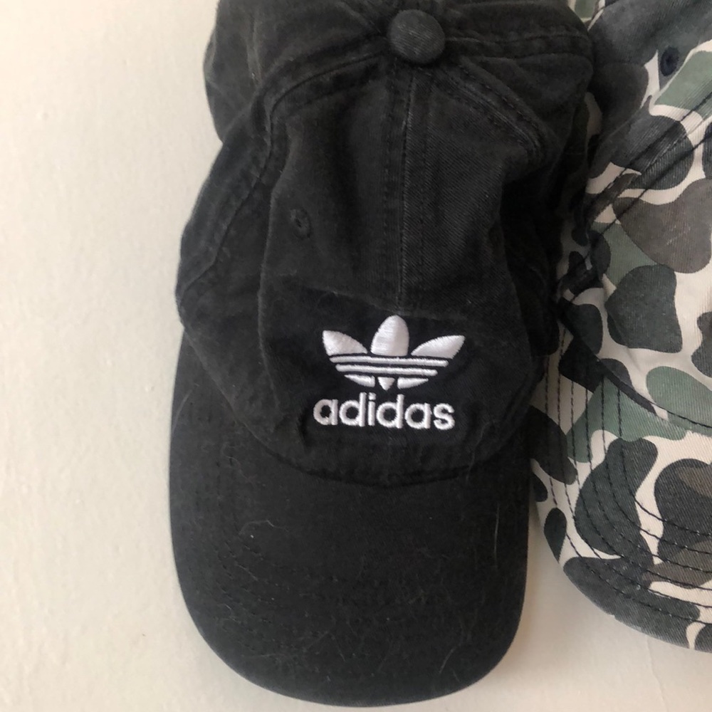 Two Adidas Hat Bundle